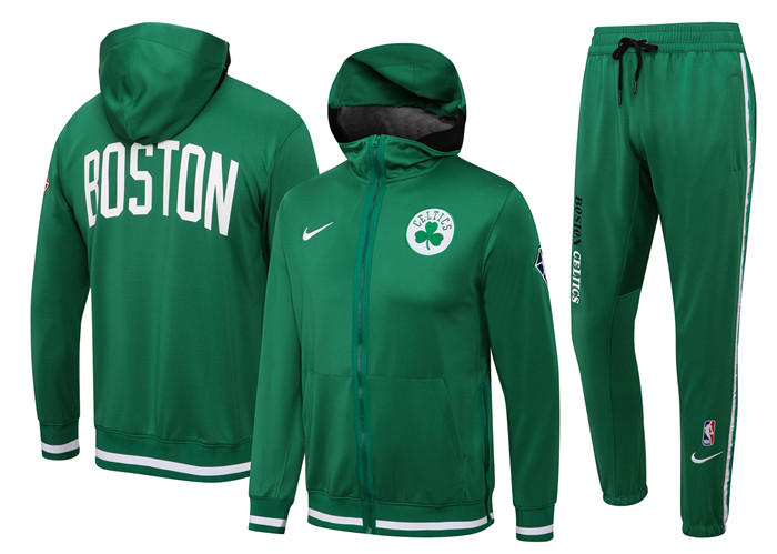 Men's Boston Celtics 75th Anniversary Green Performance Showtime Full 
